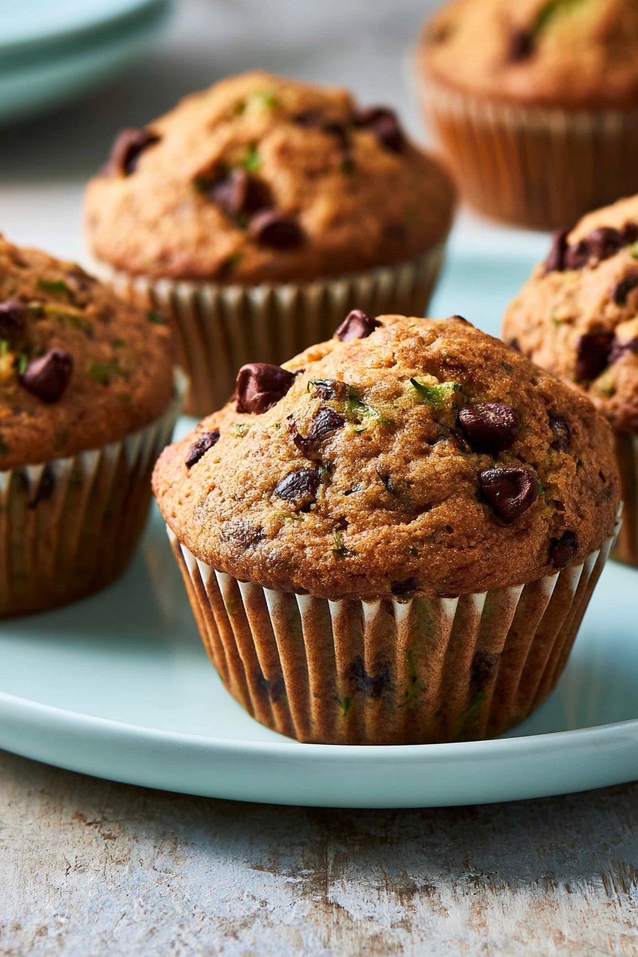 Zucchini Chocolate Chip Muffins