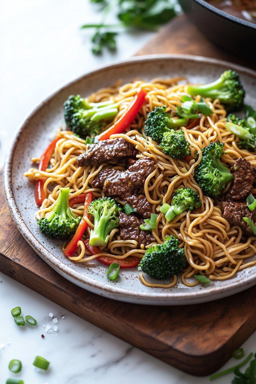 Beef and Broccoli Noodles