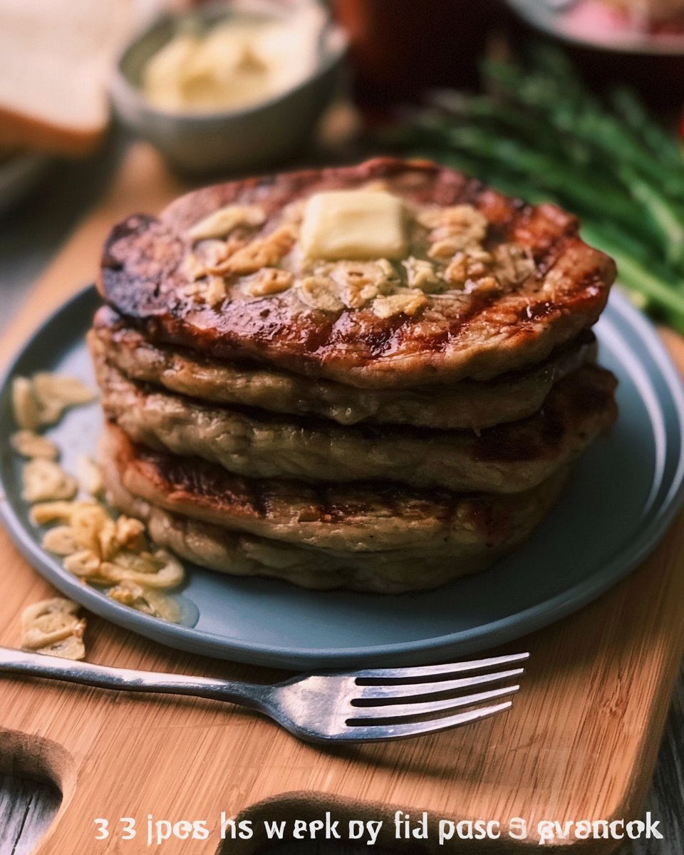 Grilled Steak with Garlic Butter Onions