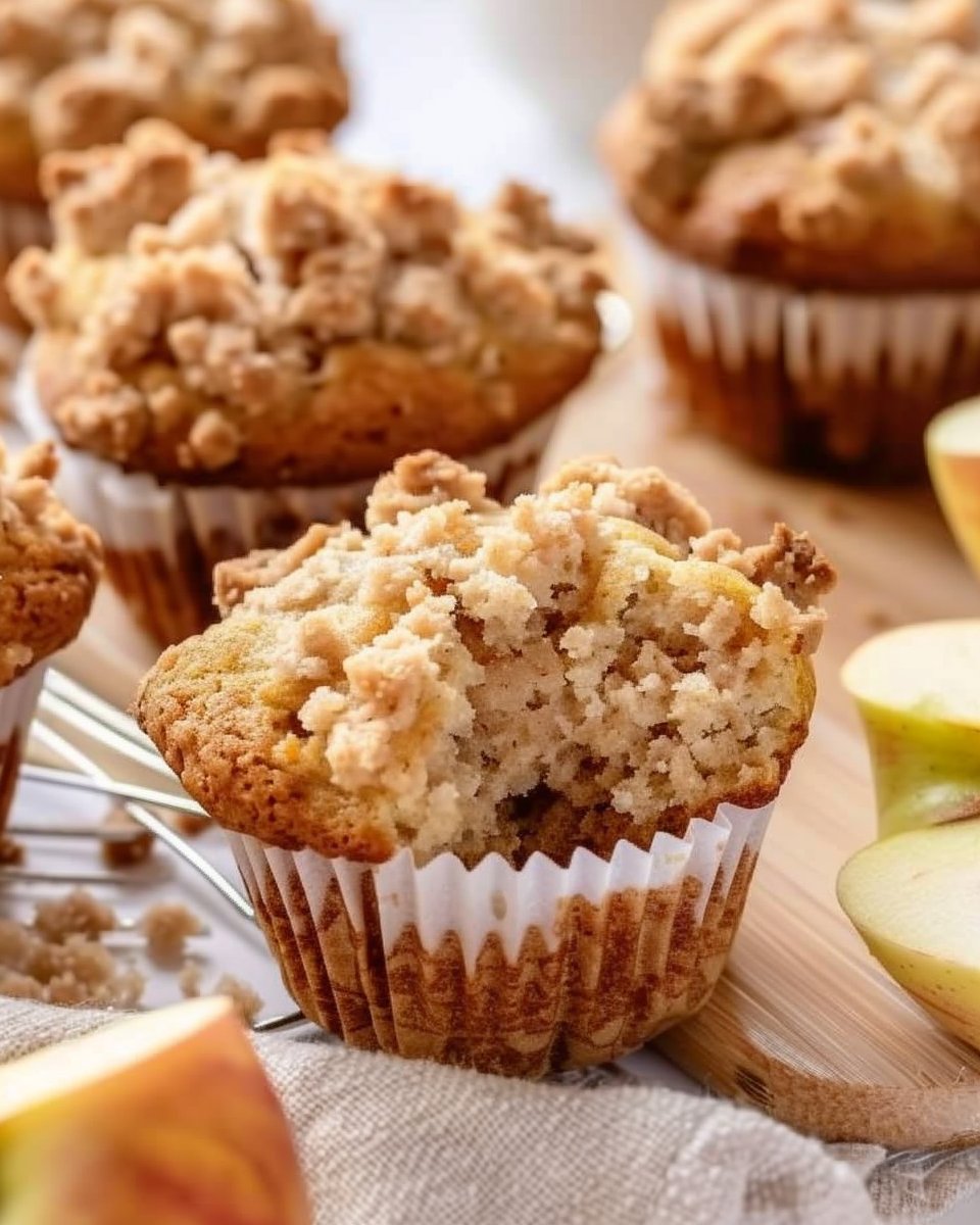 Apple Crumble Muffins