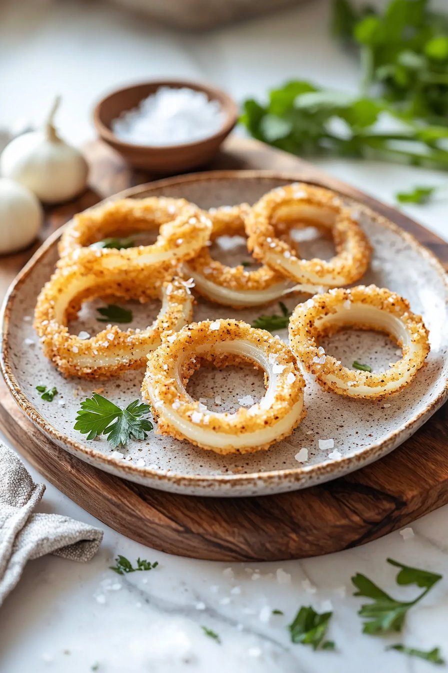 Knusprige Zwiebelring-Chips