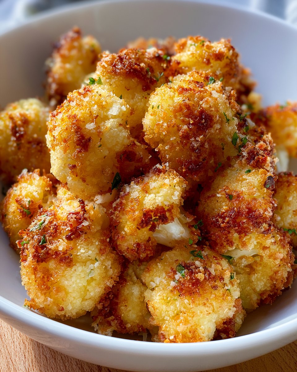 Parmesan Cauliflower Bites