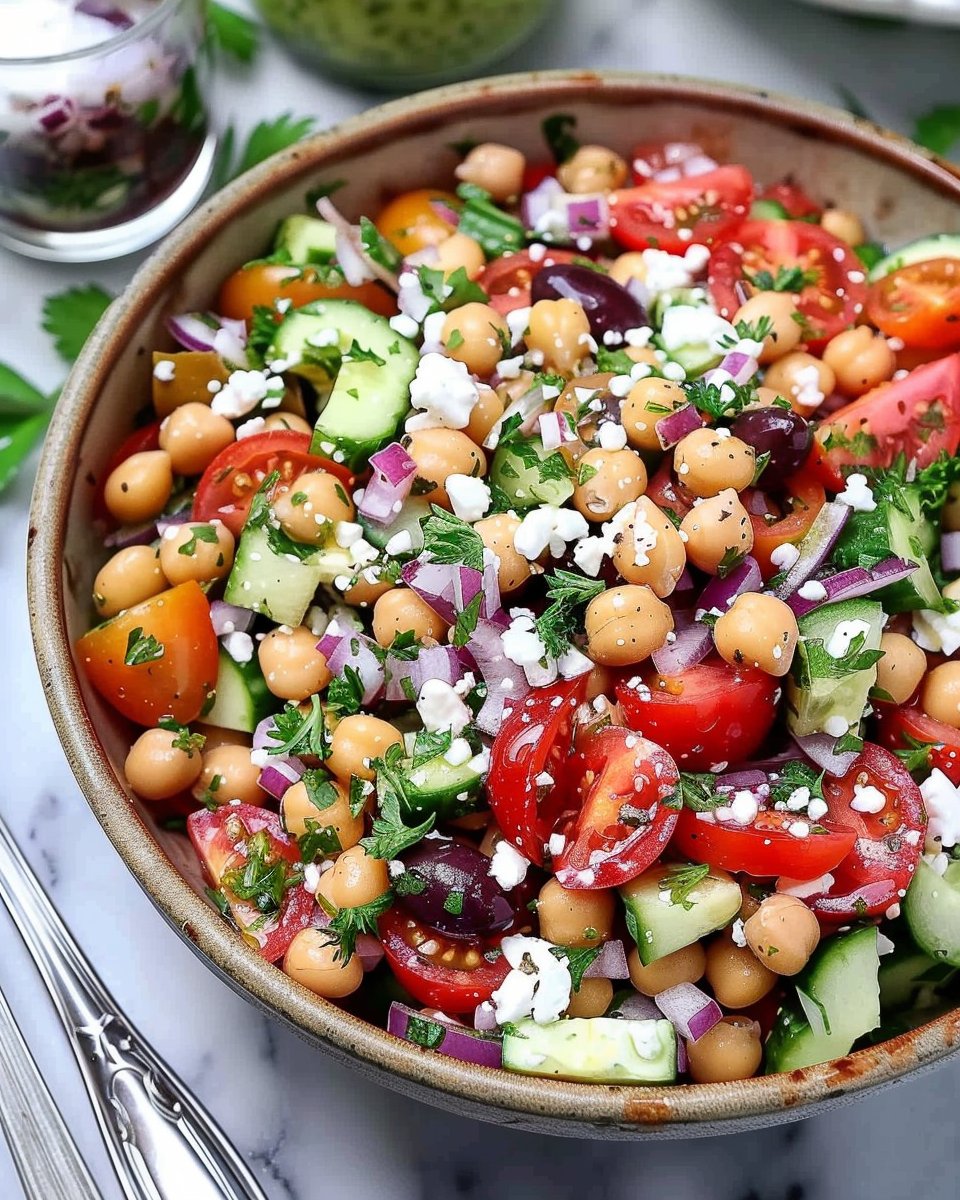Greek Chickpea Salad