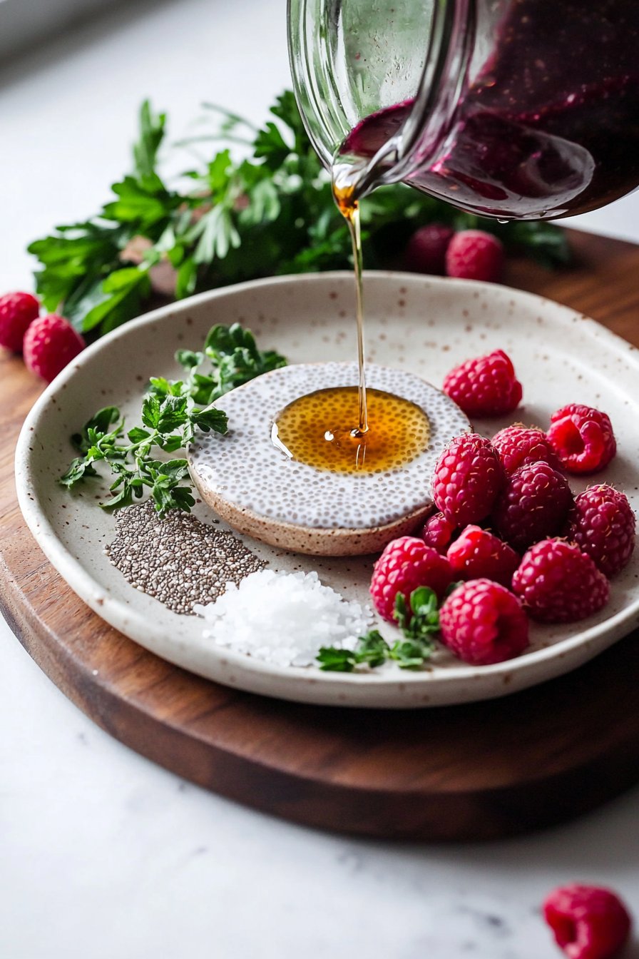 Homemade Raspberry Chia Pudding