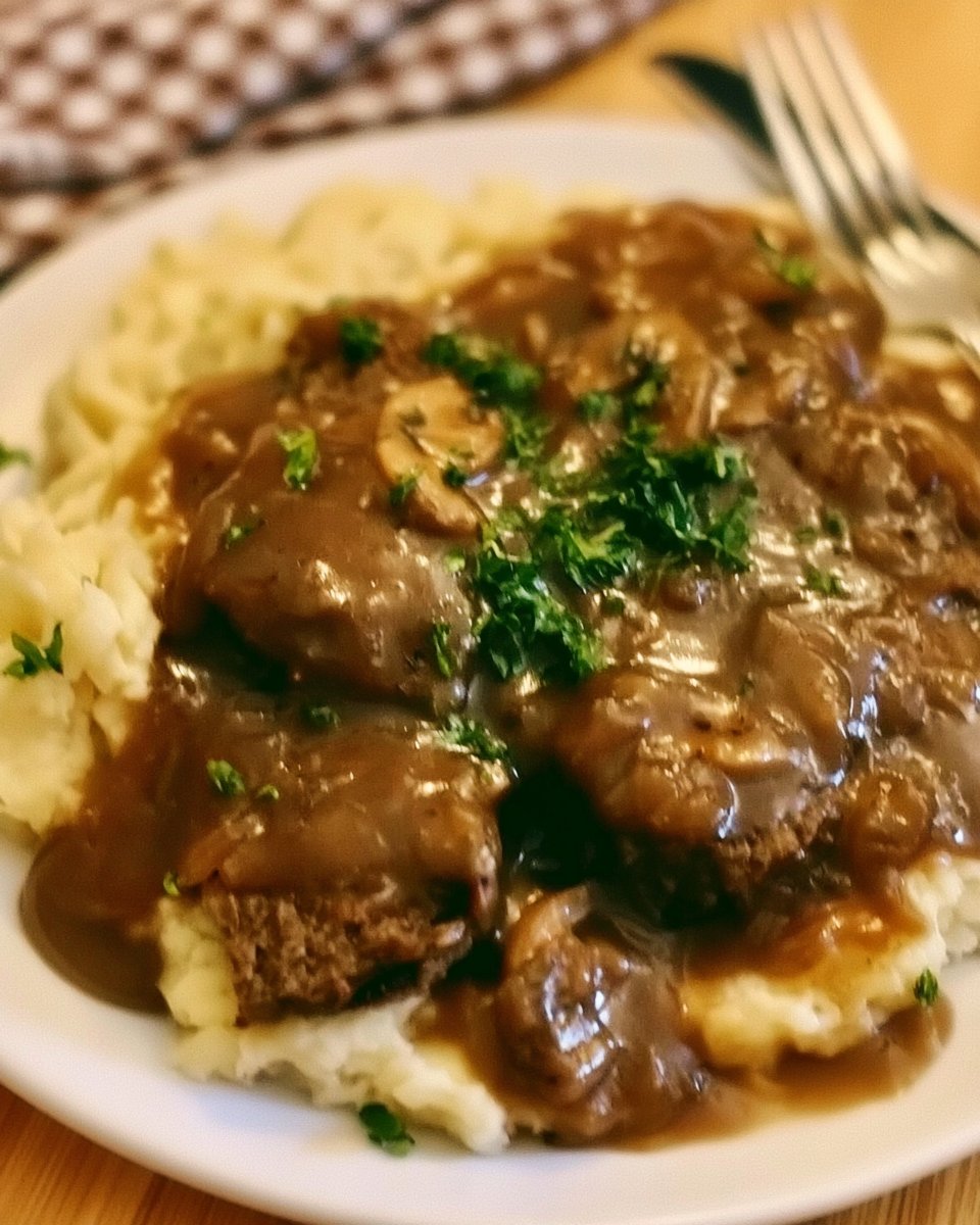 Crock Pot Cube Steak in Gravy