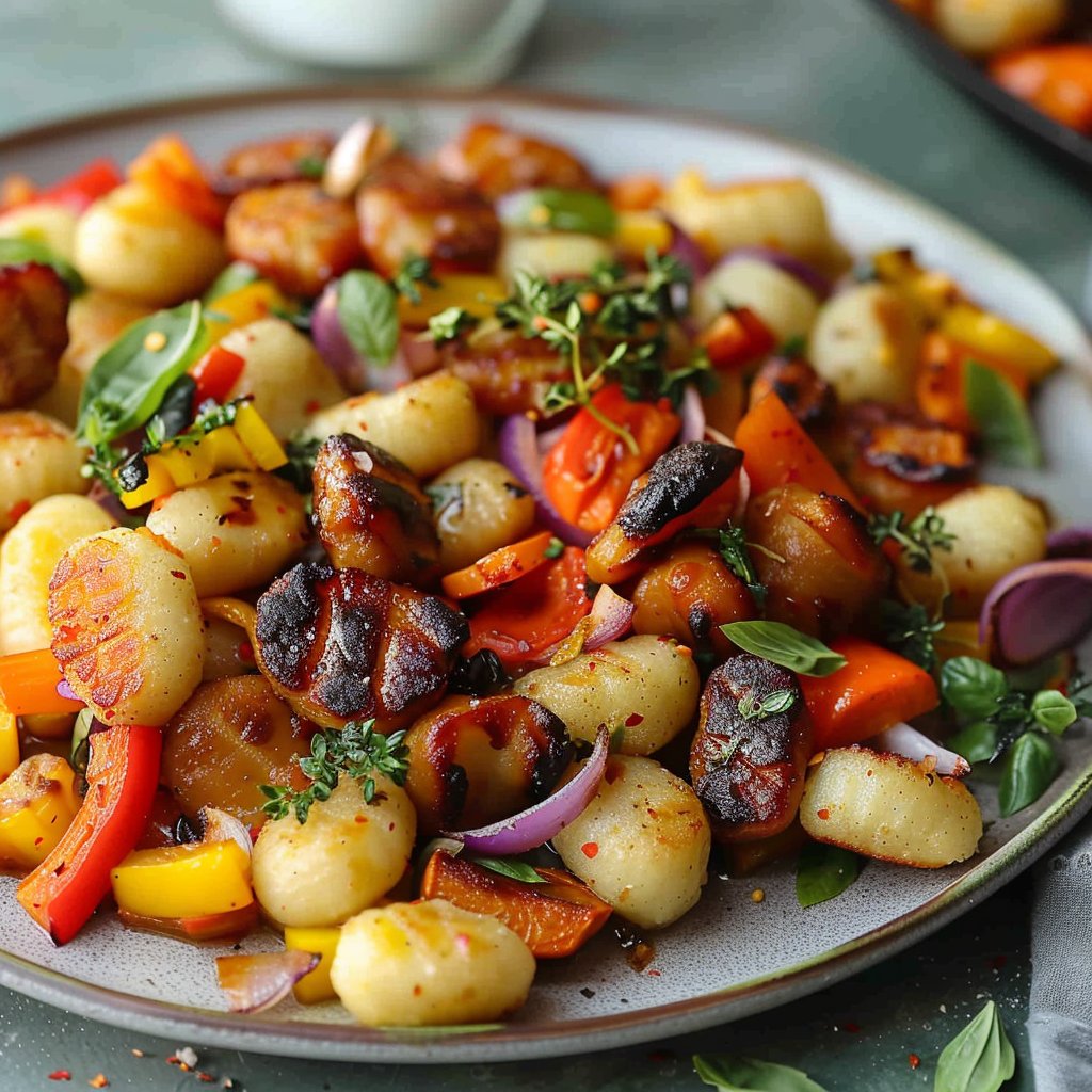 Sheet-Pan Gnocchi and Veggies