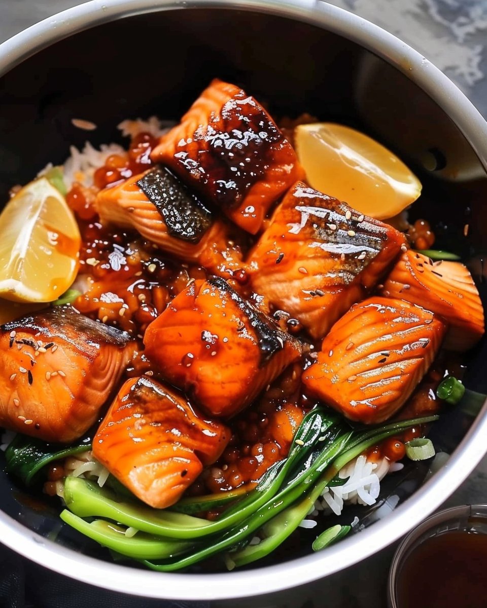 Salmon Teriyaki Bowl