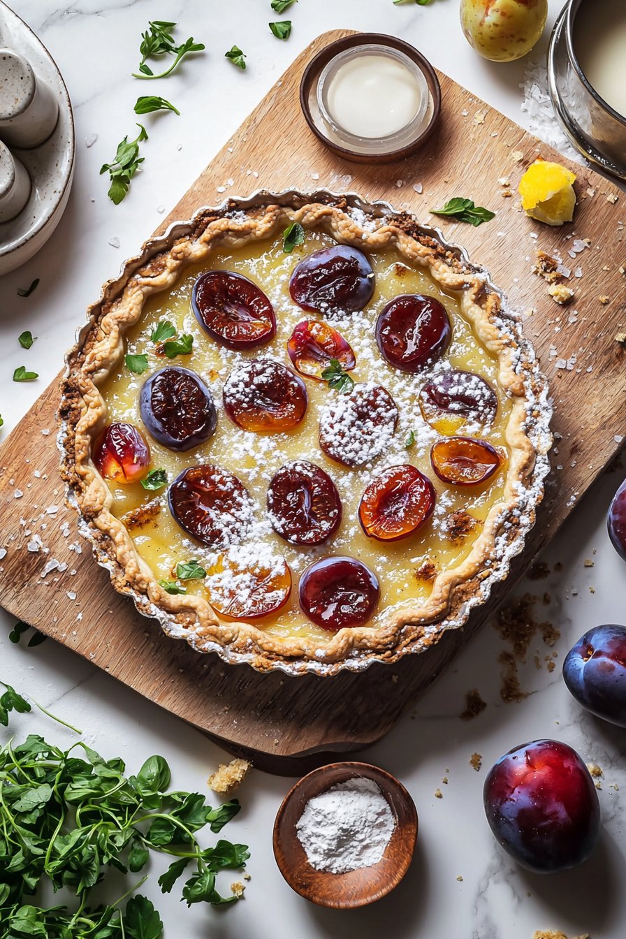 Italian Plum Tart