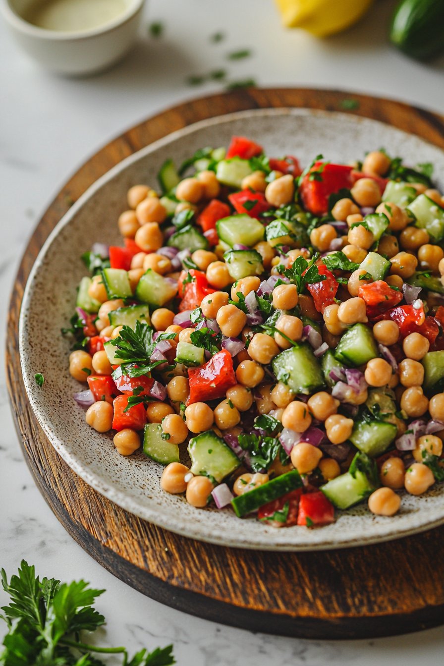 Mediterraner Dicker Bohnen Salat