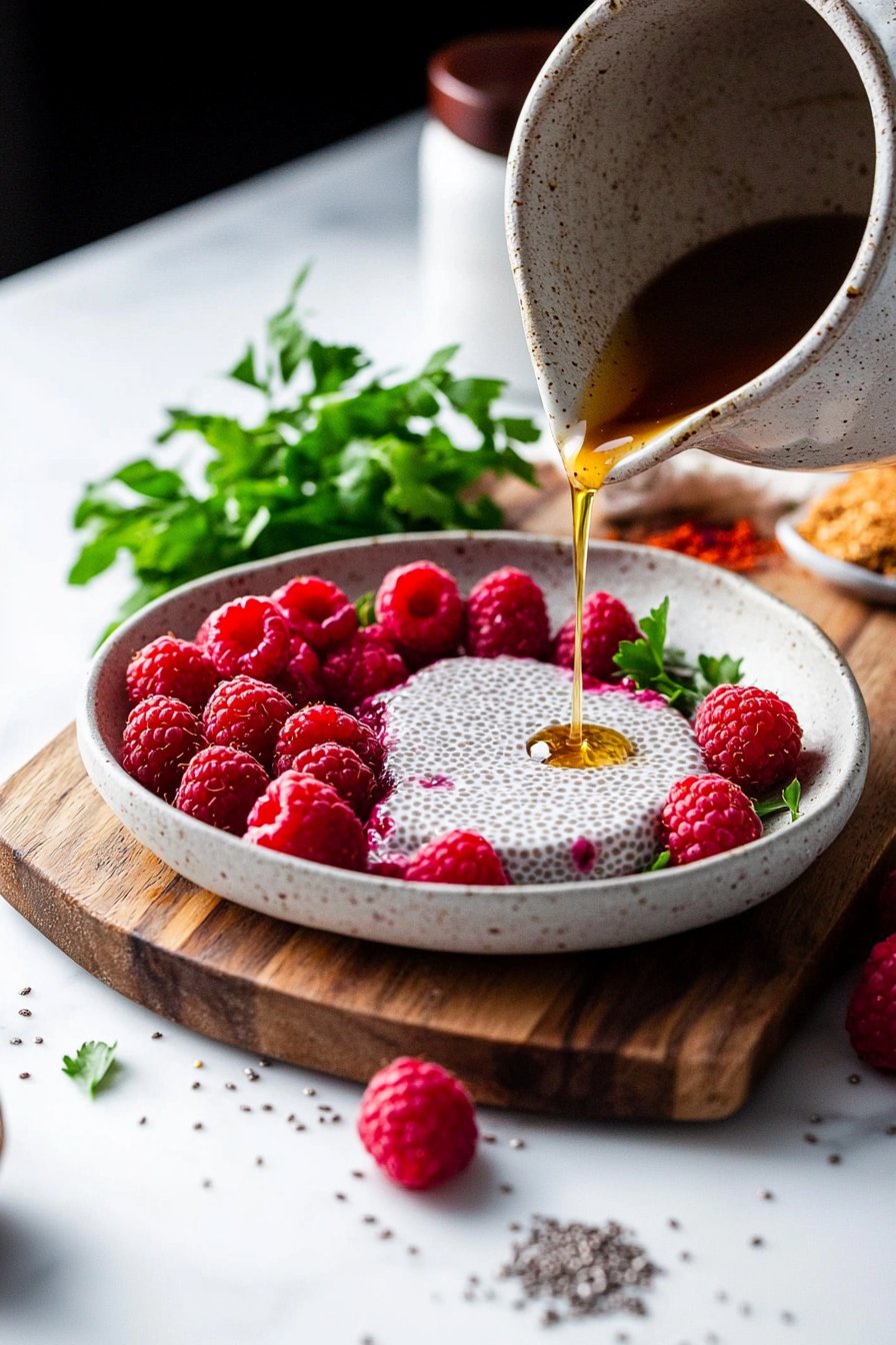 Raspberry Chia Pudding