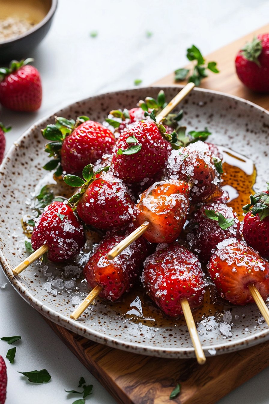 Homemade Candied Strawberries