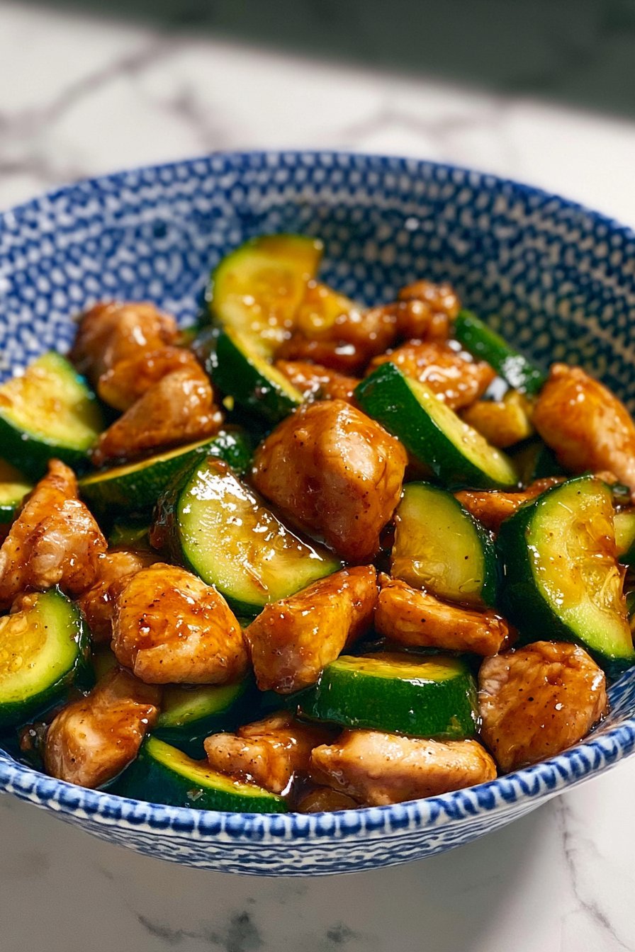 Chicken Zucchini Stir Fry