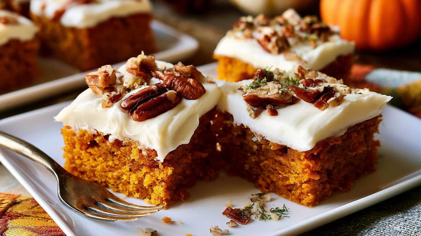The Best Pumpkin Bars with Cream Cheese Frosting