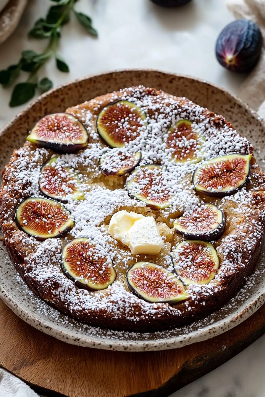 Frischer Feigen Frühstückskuchen