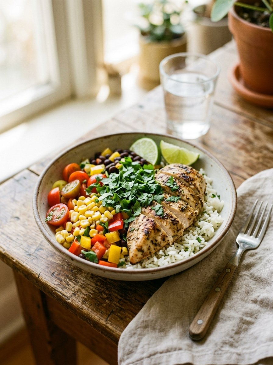 Cilantro Lime Chicken Bowls
