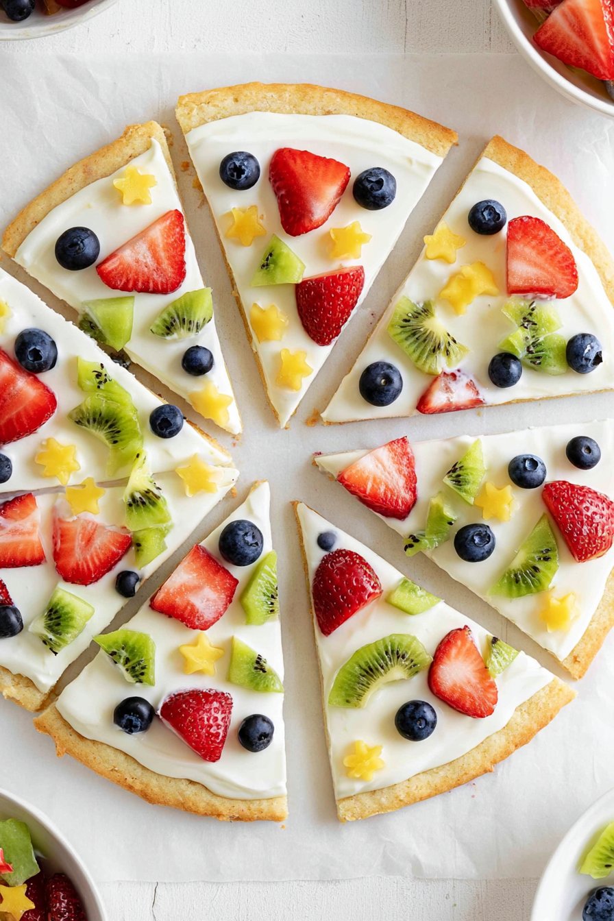Sugar Cookie Fruit Pizza (Vegan Fruit Pizza)