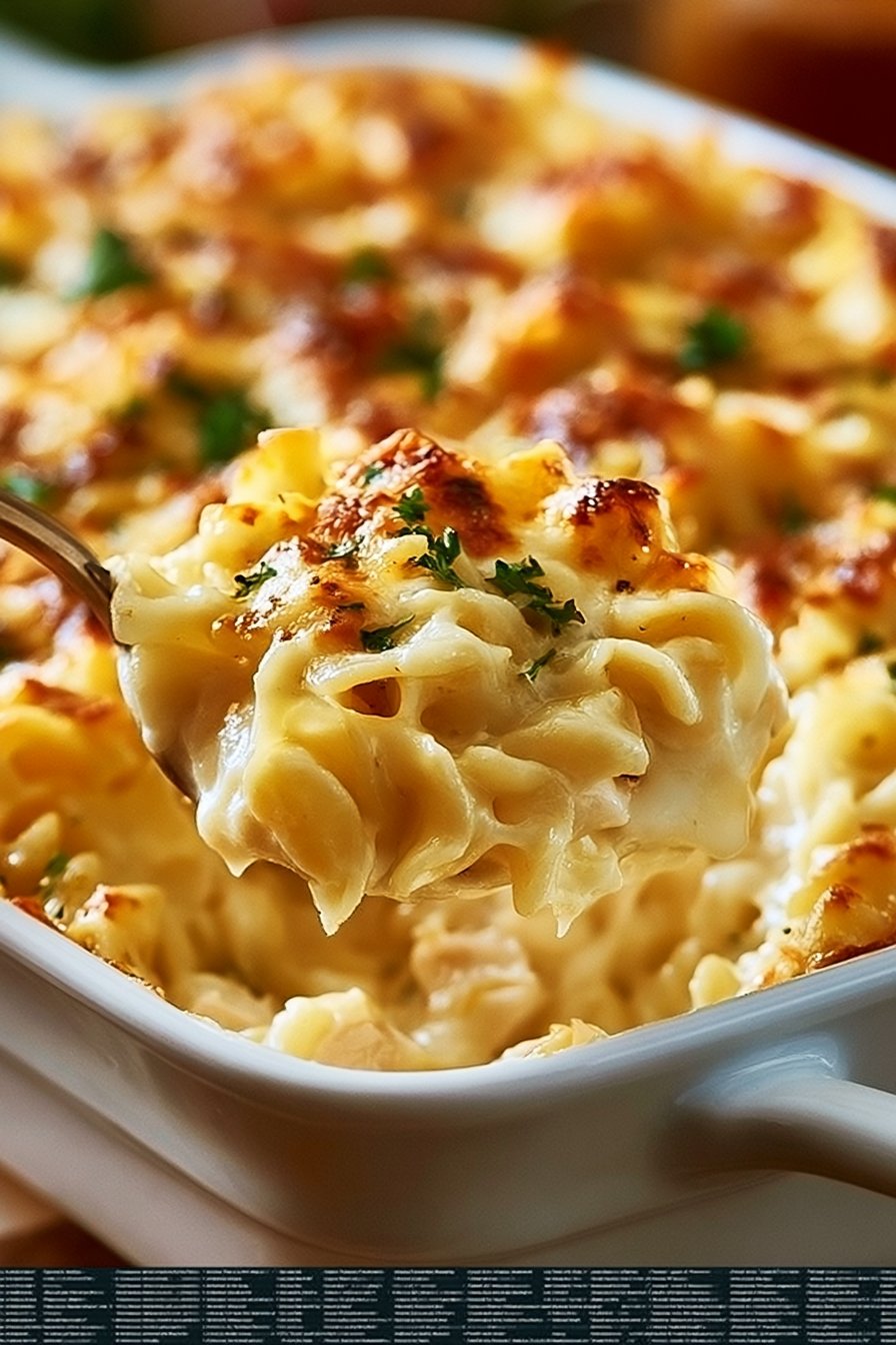 Creamy Chicken Noodle Casserole 1 Dolly’s Creamy Chicken Noodle Casserole