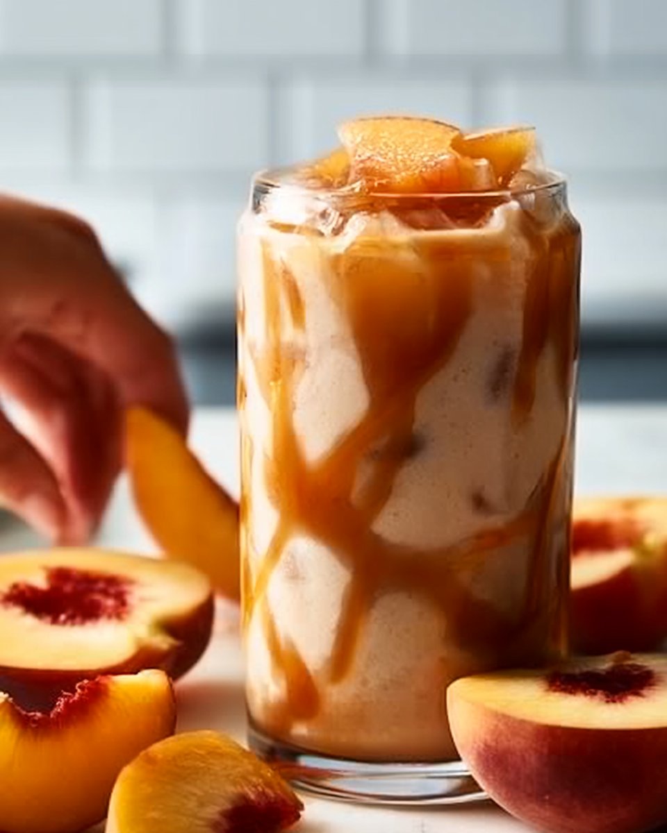 Peach Cobbler Chai Latte: Your New Favorite Summer Sip