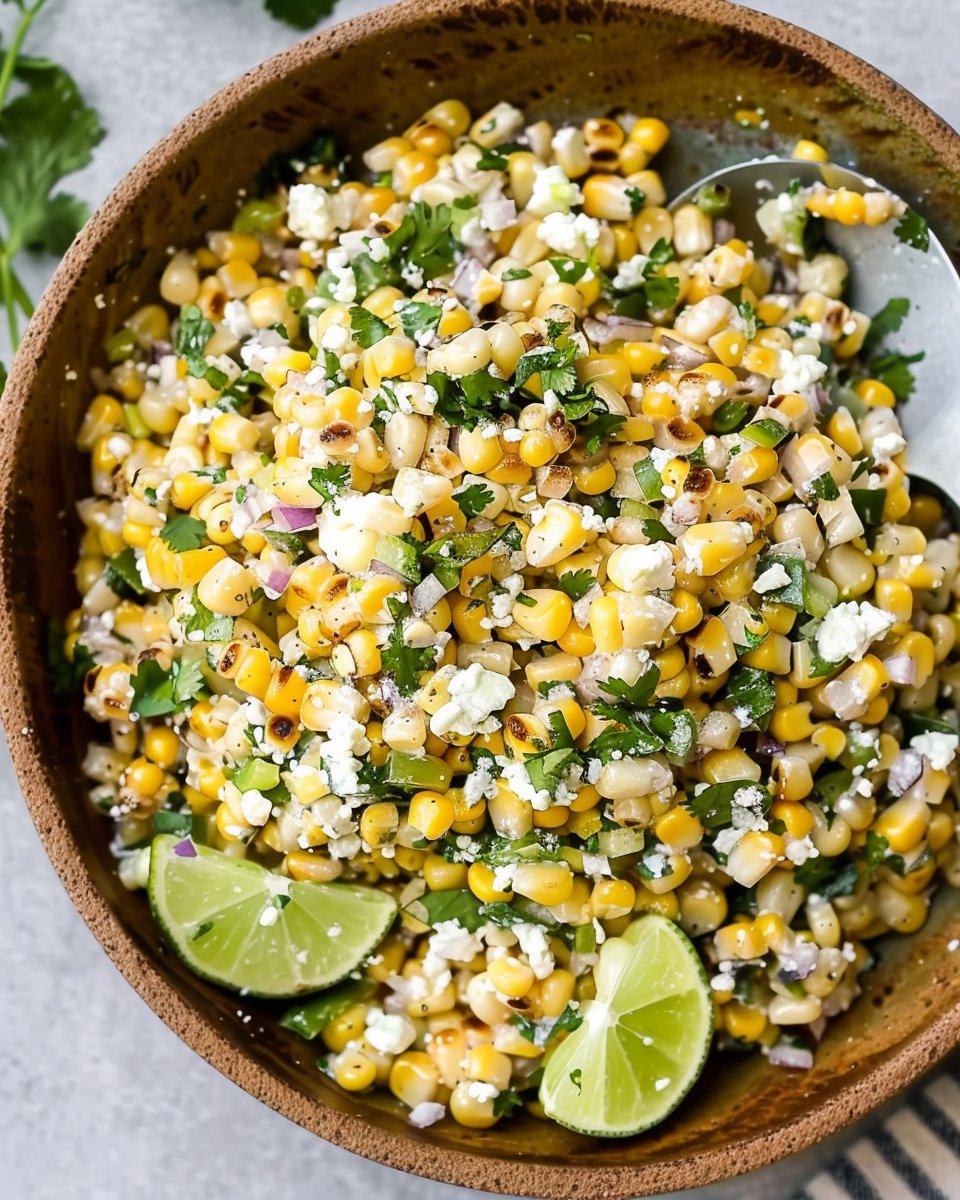 Lightened-Up Mexican Street Corn Salad