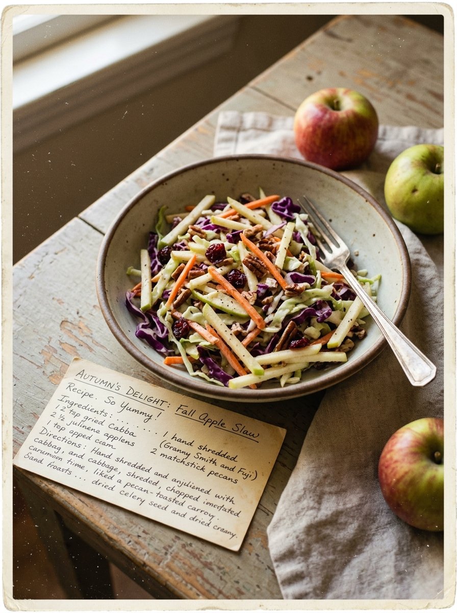 Autumn's Delight: Fall Apple Slaw Recipe