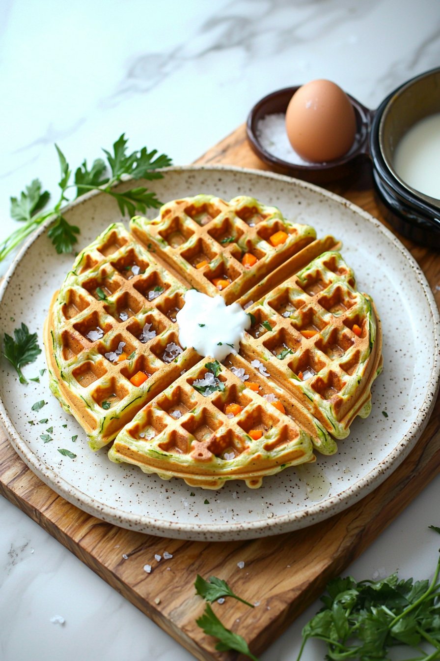 Gemüse Waffeln