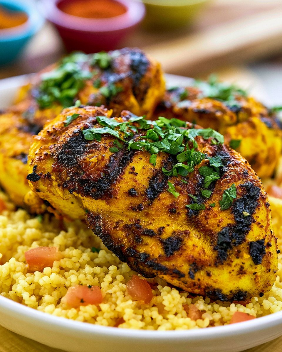 Grilled Moroccan Chicken