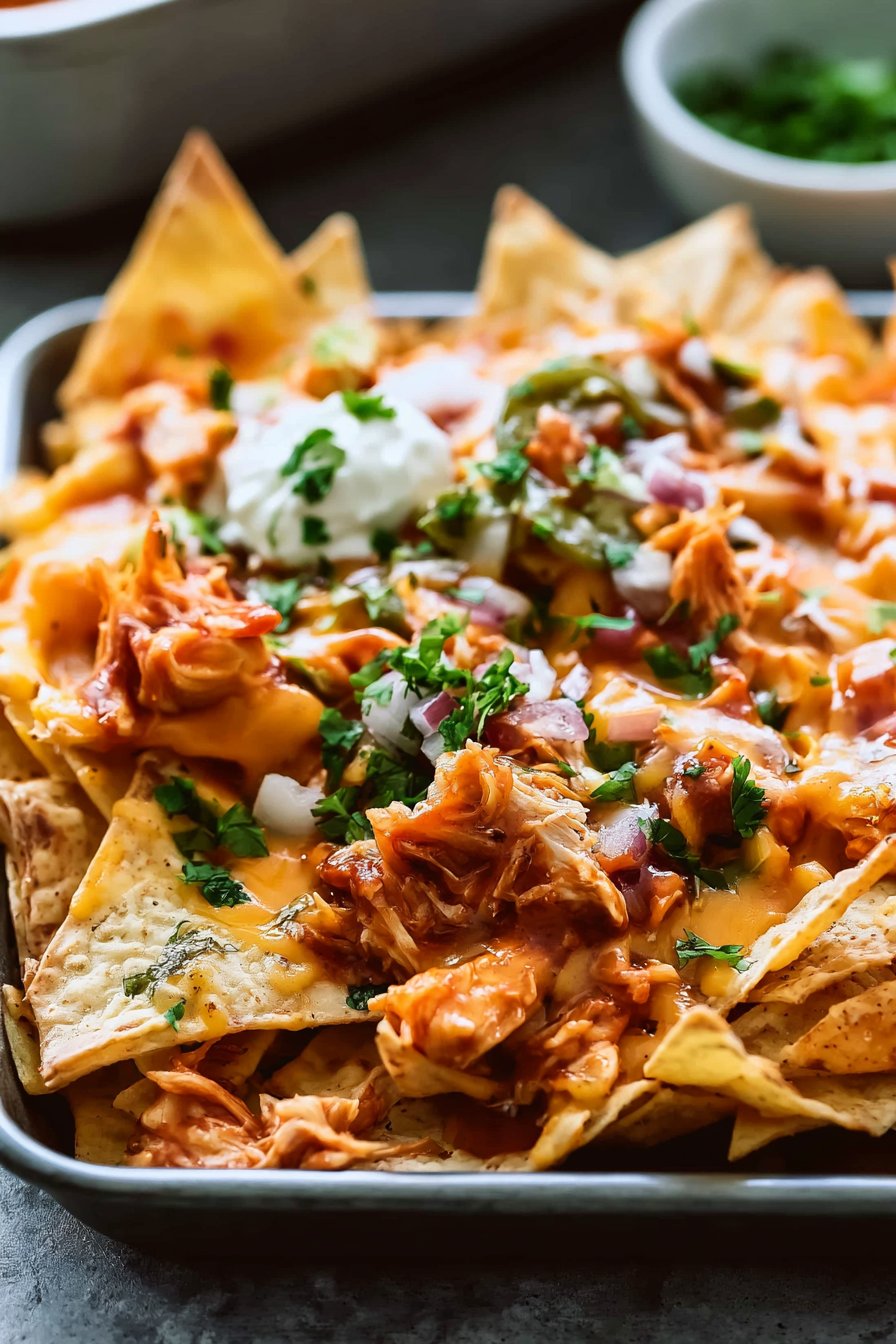 BBQ Chicken Nachos
