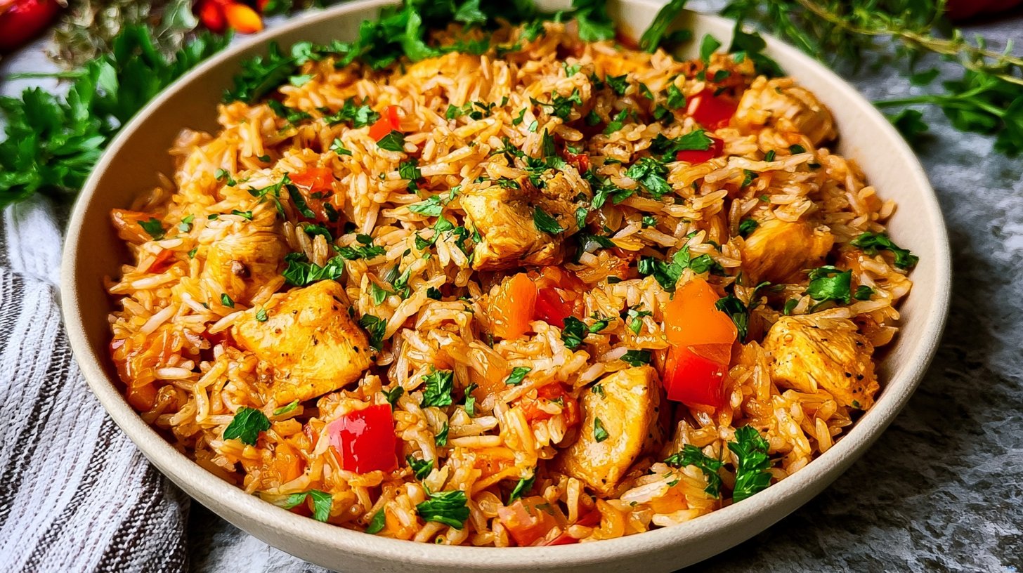 Easy One Pot Chicken and Rice