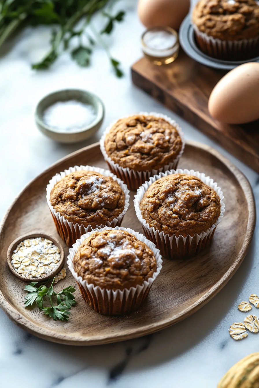 Kürbis-Protein-Muffins