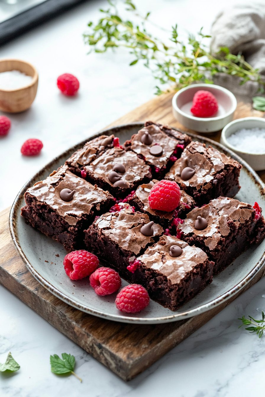 Raspberry Brownies