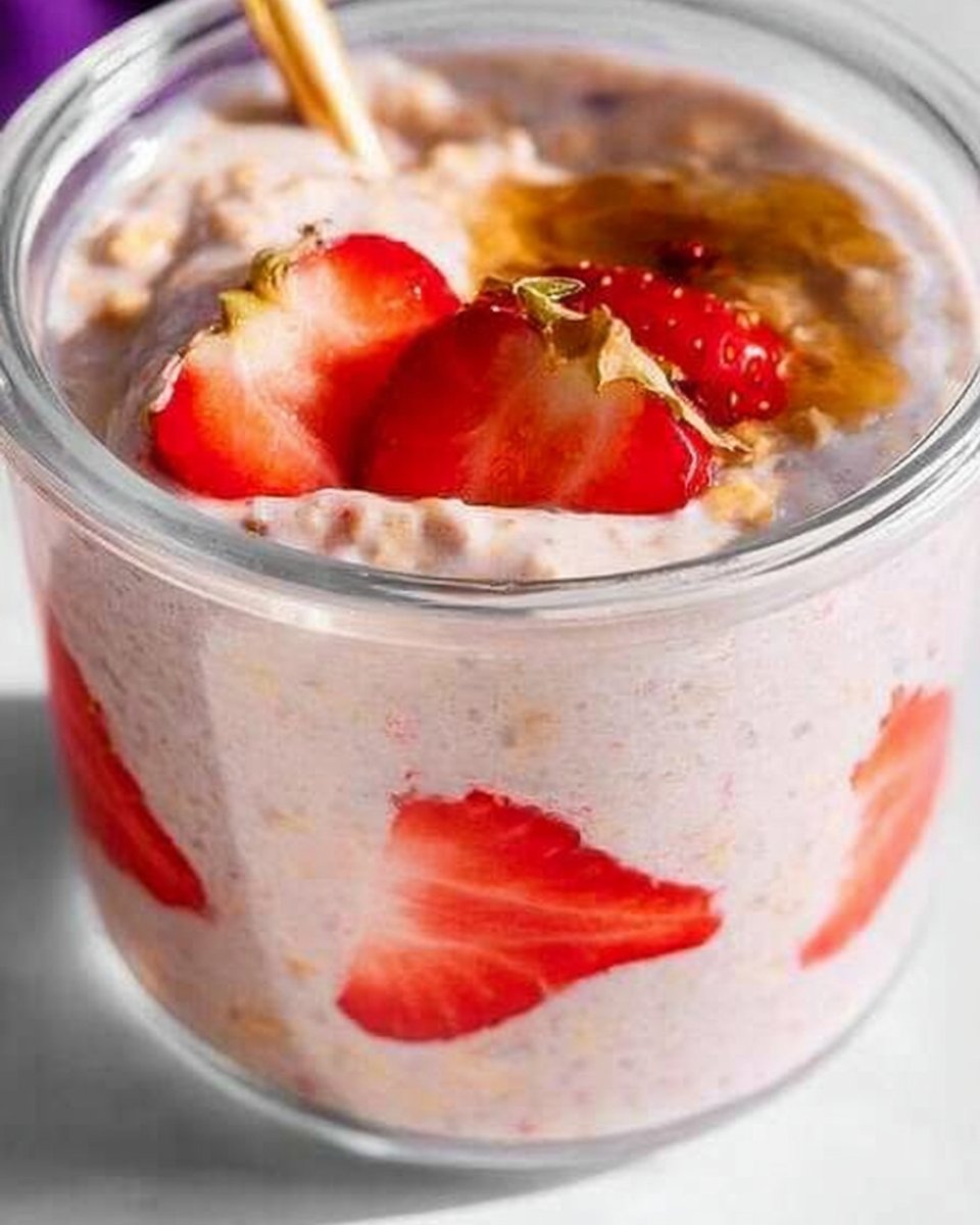 Strawberry Overnight Oats