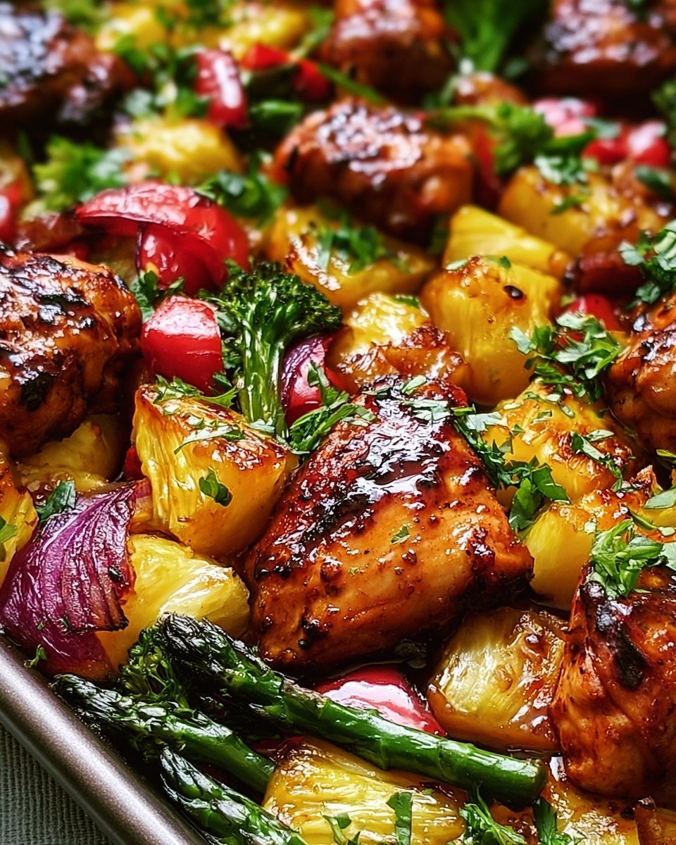 Hawaiian Chicken Sheet Pan Recipe