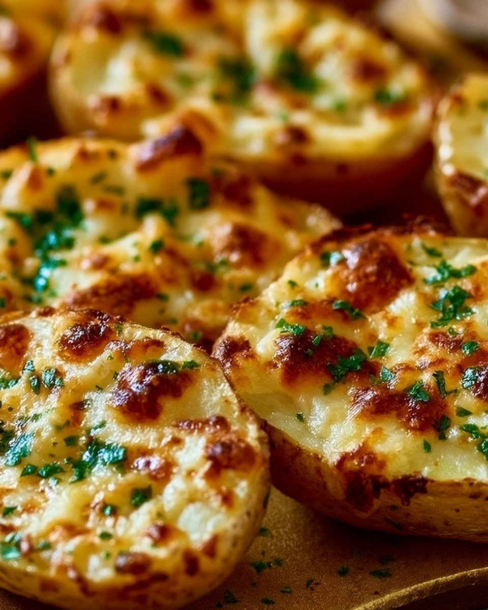 Gebackene Käse-Kartoffeln aus der Heißluftfritteuse