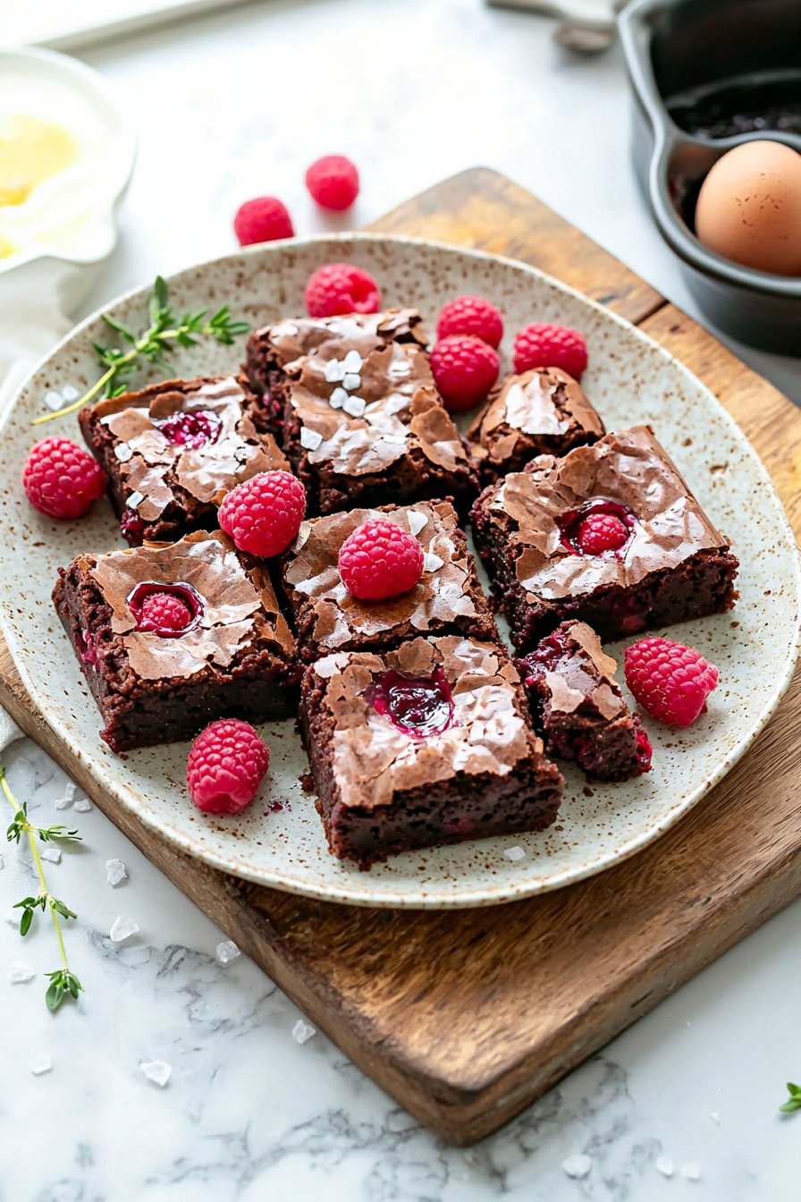 Himbeer-Brownies