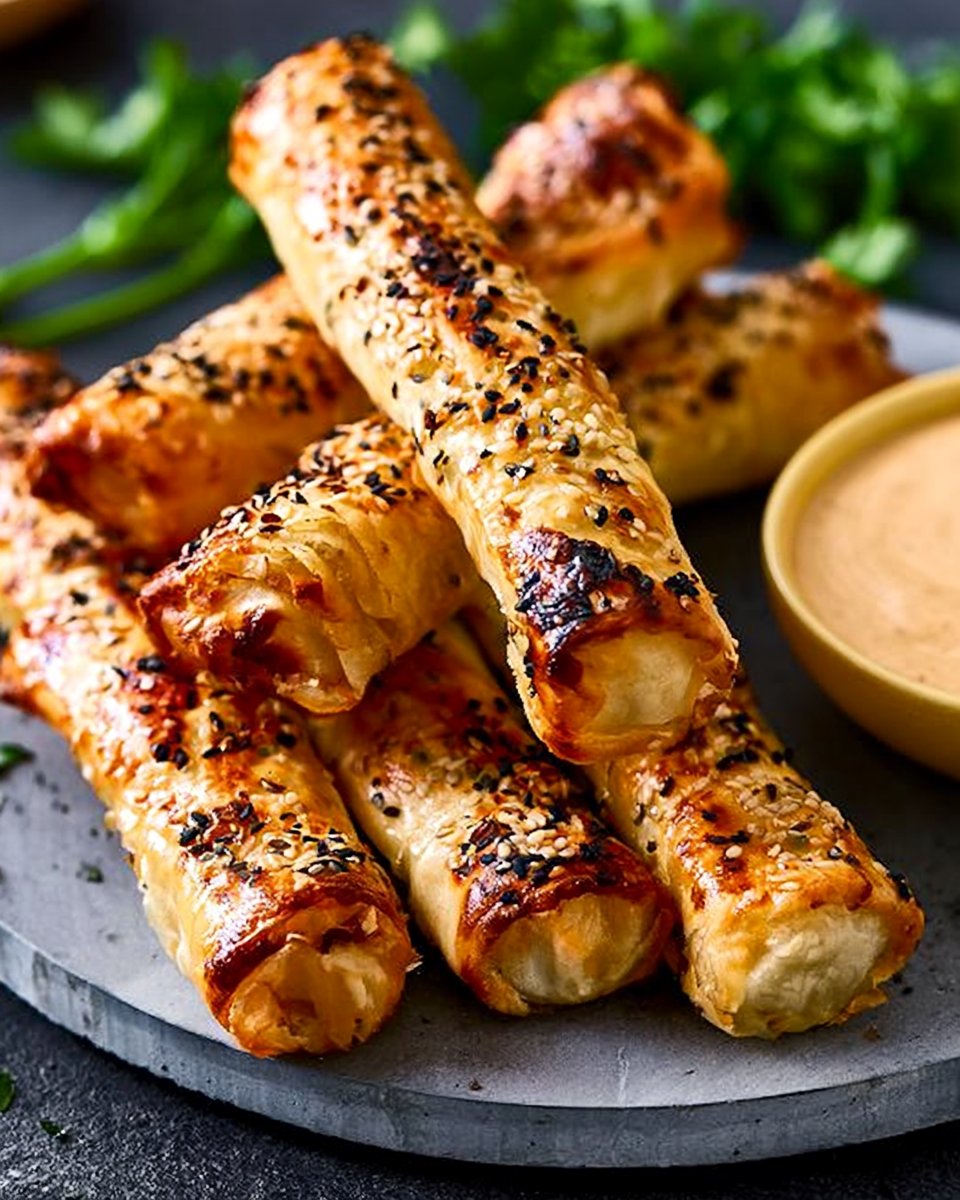 Borek mit Joghurt-Dip