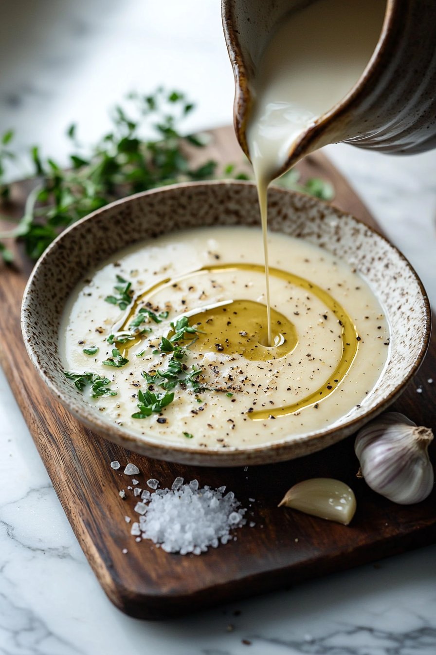 Easy Roasted Garlic Soup