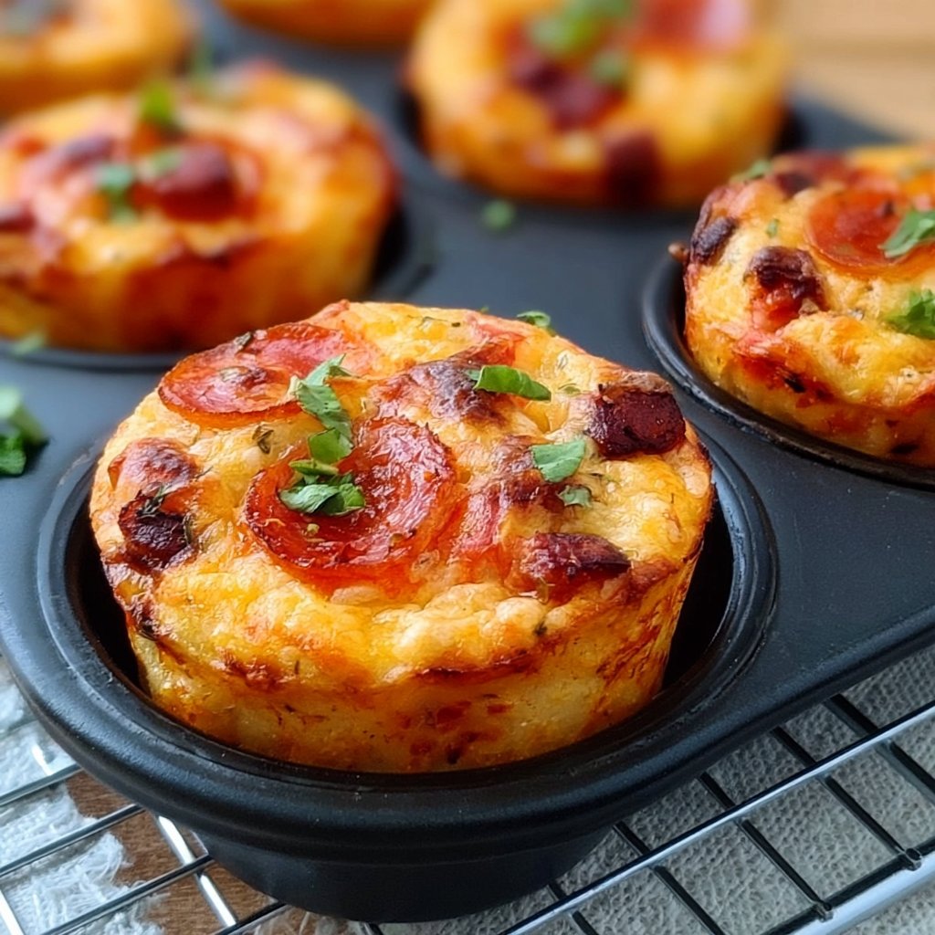Schnelle Pizza-Muffins