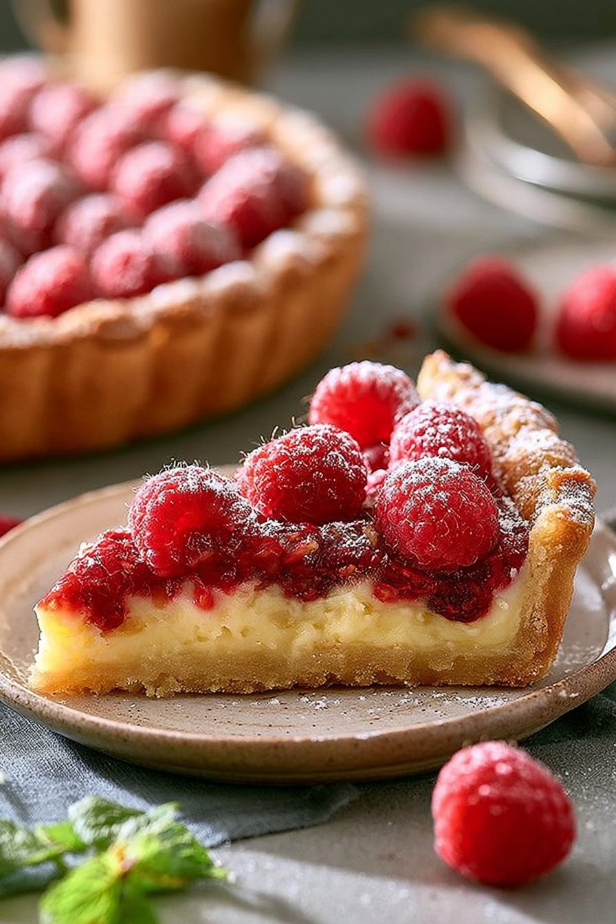 Homemade Raspberry Tart
