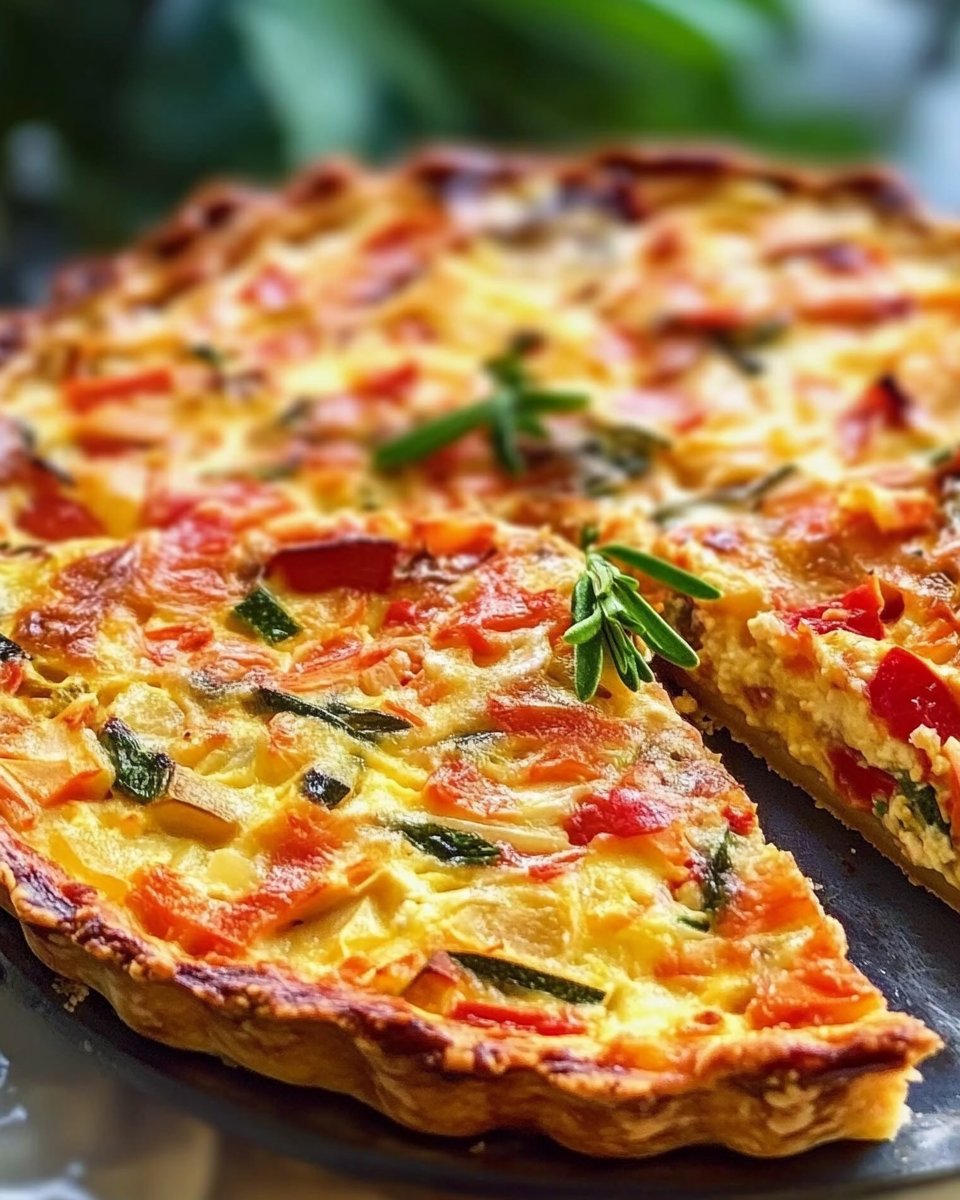Beste Gemüse-Quiche - schnell und vegetarisch
