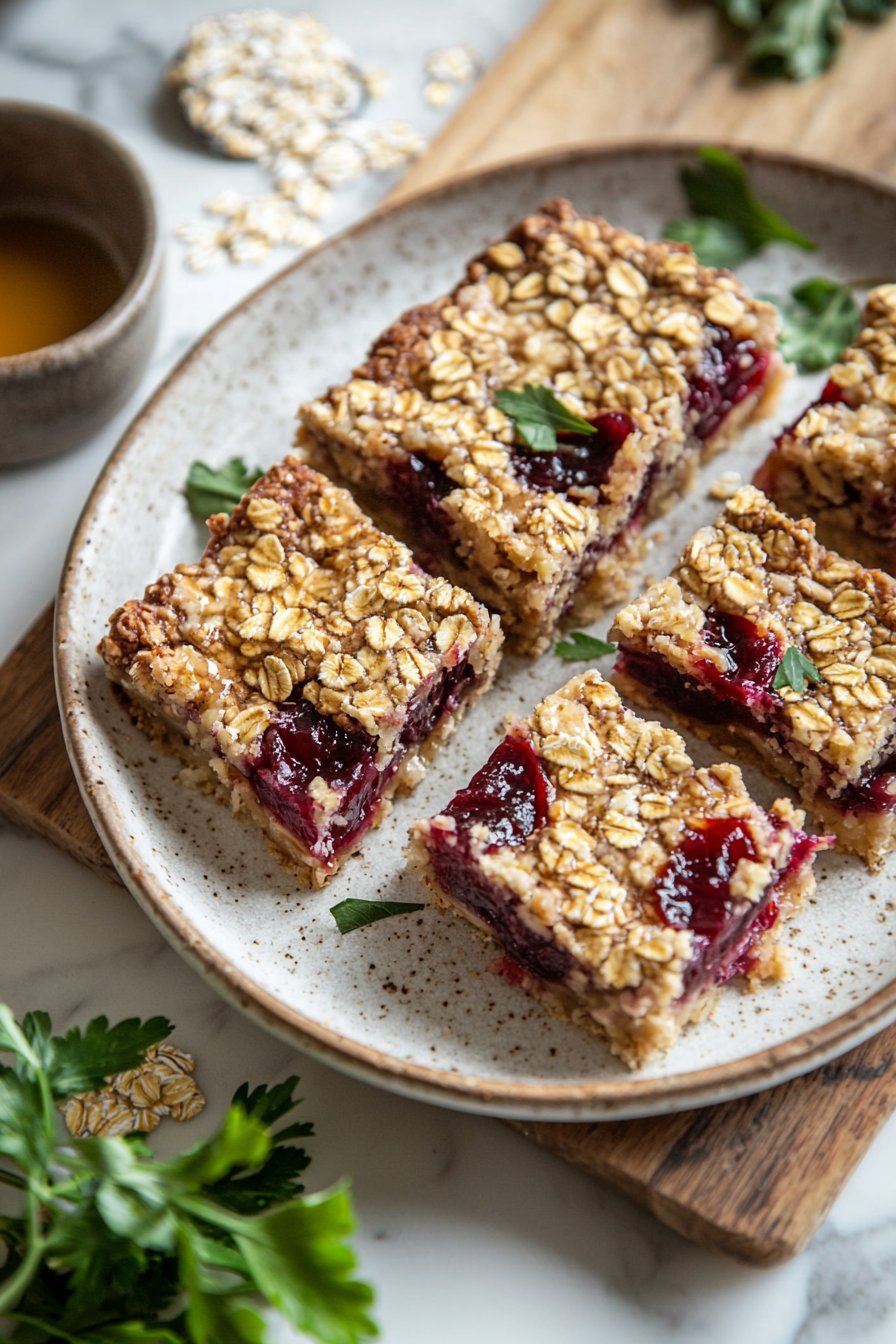 Plum Breakfast Bars