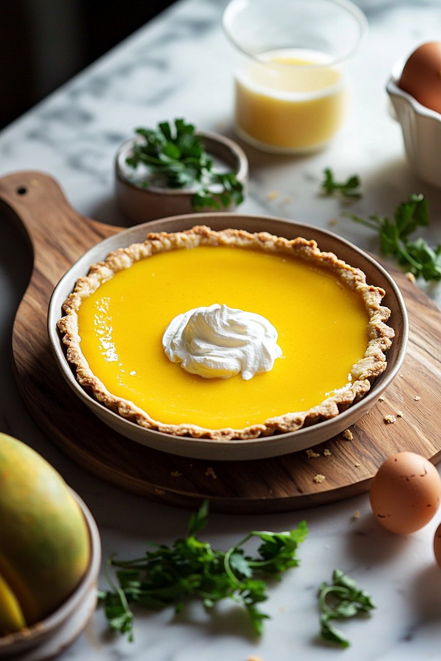 Mango Curd Tart