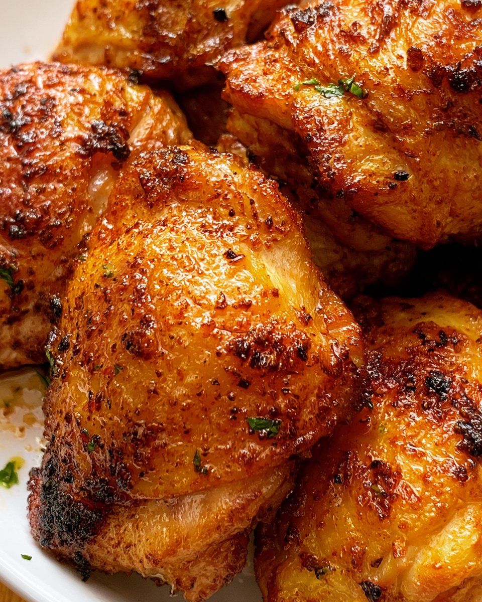 Juicy Air Fryer Chicken Thighs