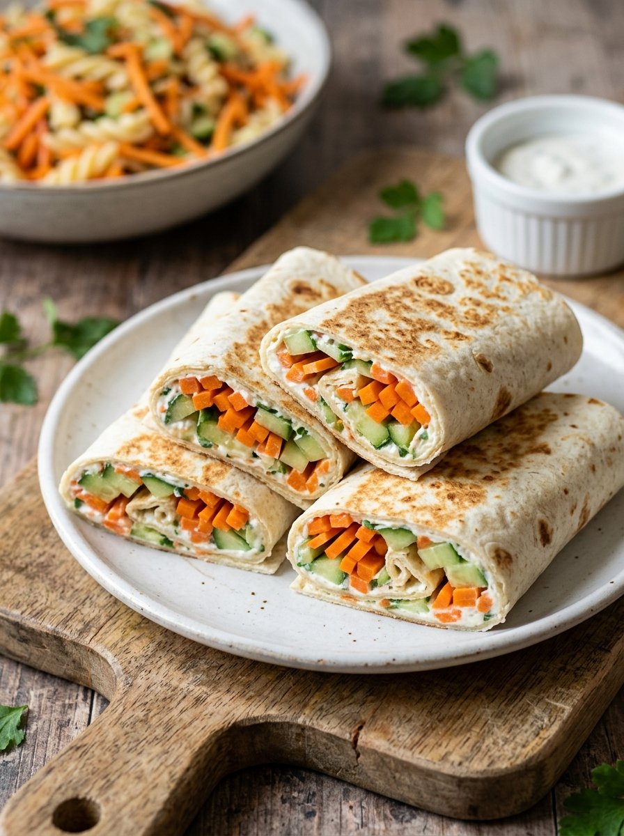 Vegetable Tortilla Roll Ups