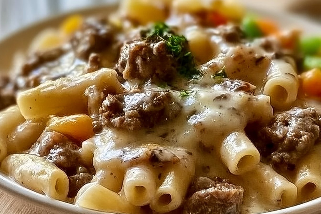 Philly Cheese Steak Pasta