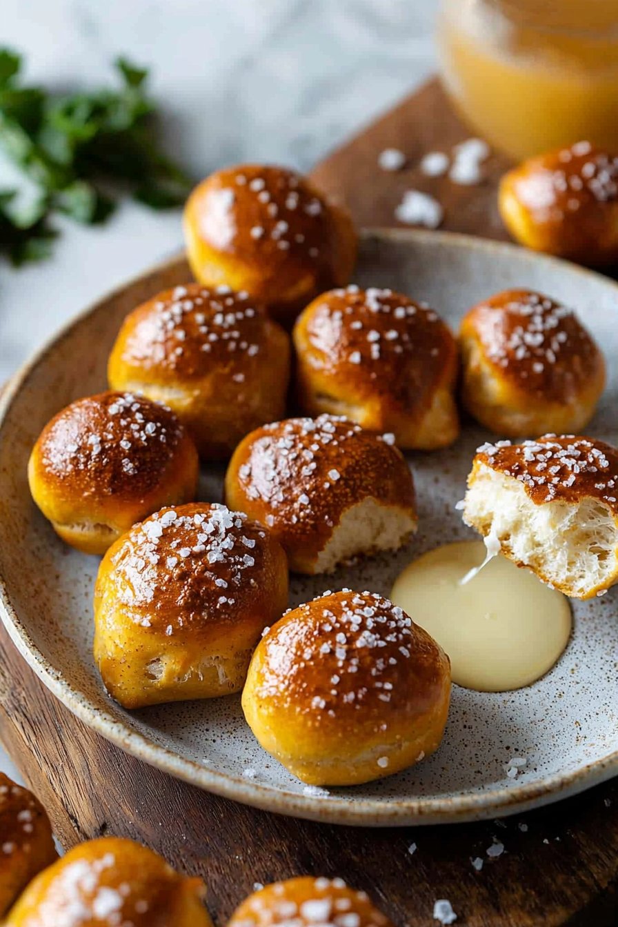 Sourdough Discard Pretzel Bites