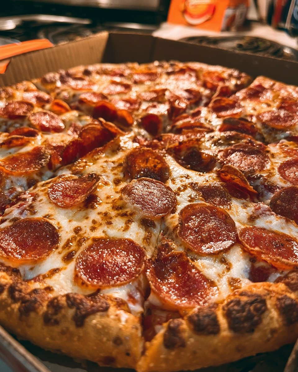 Little Caesars Pizza by the Foot: Aesthetic Food Photo