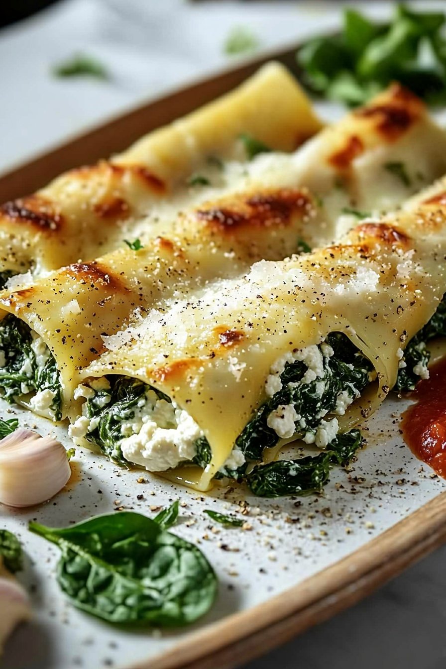 Spinat-Ricotta-Cannelloni