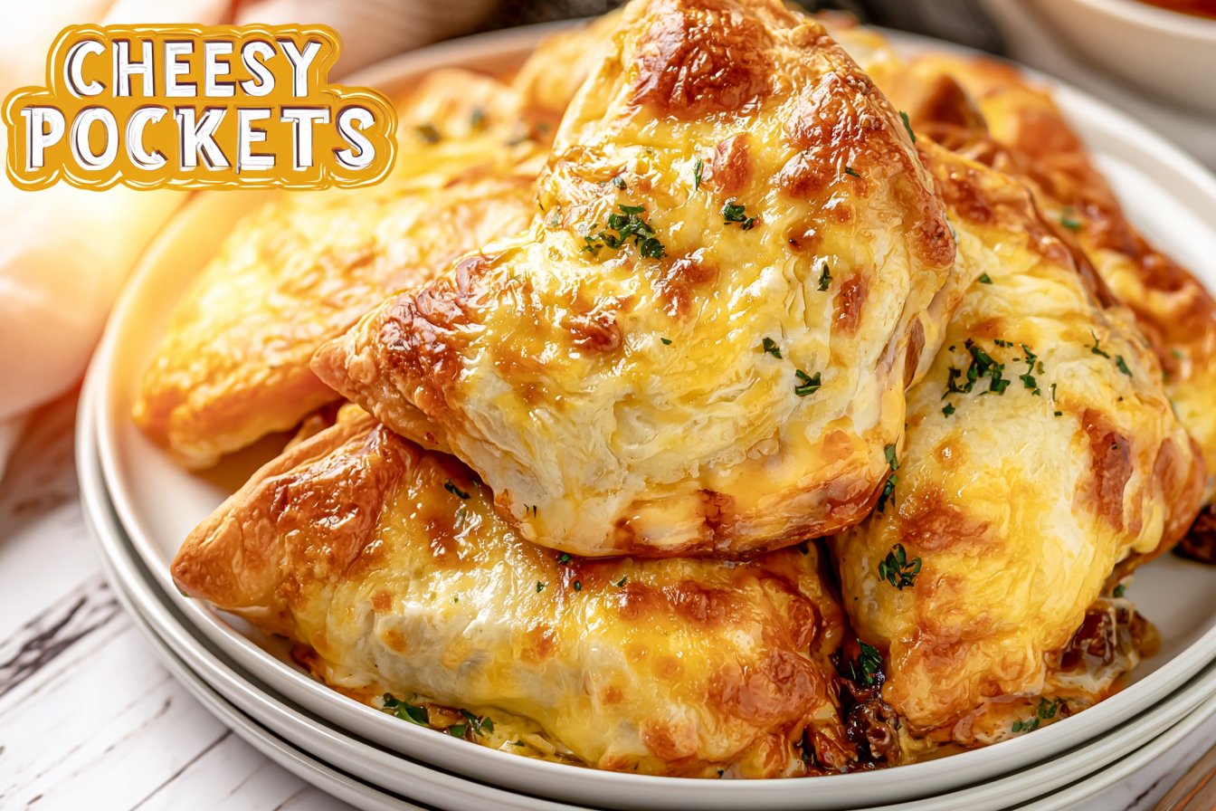 Cheesy Beef Pockets
