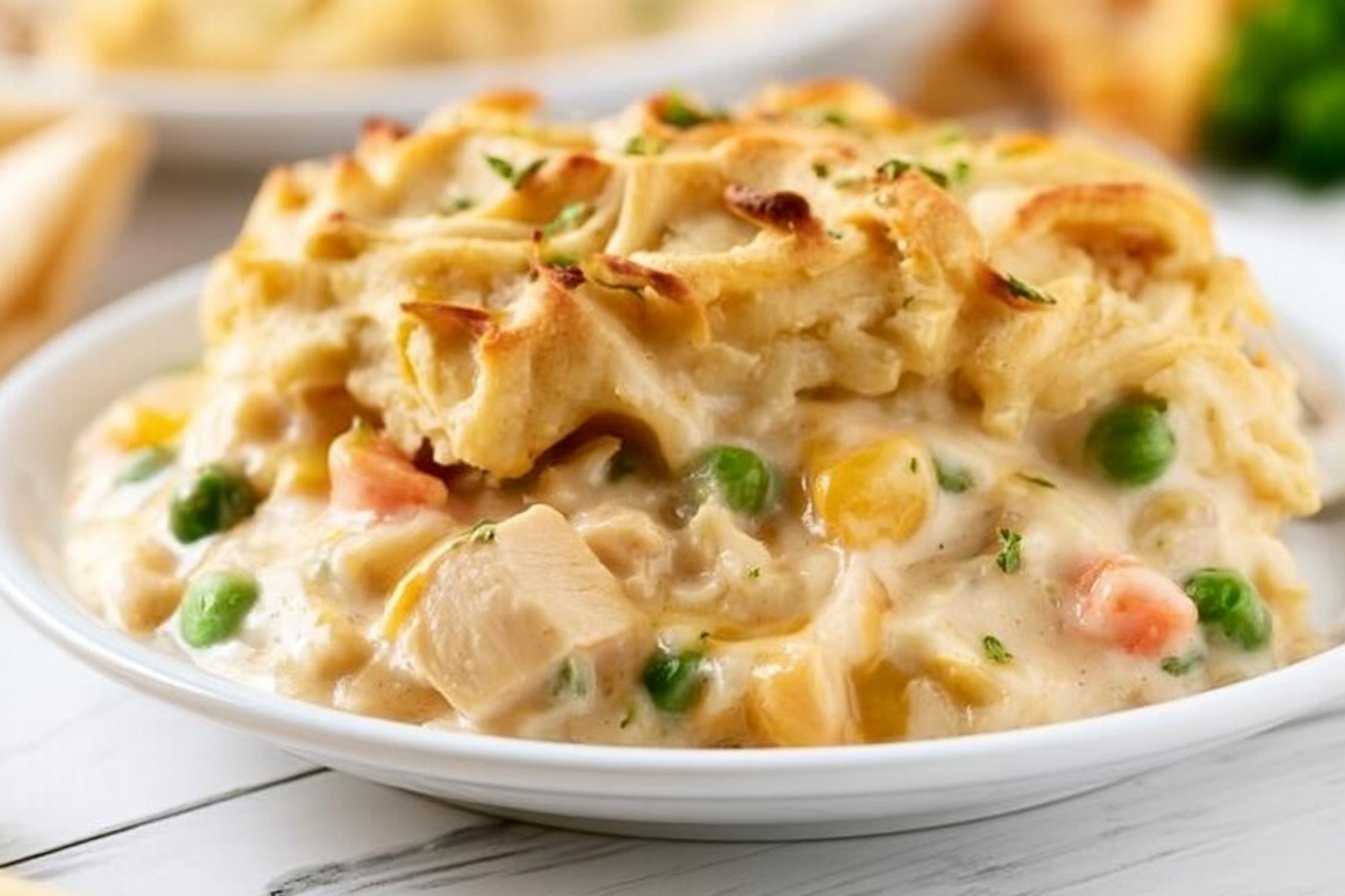 Easy Chicken Pot Pie Casserole