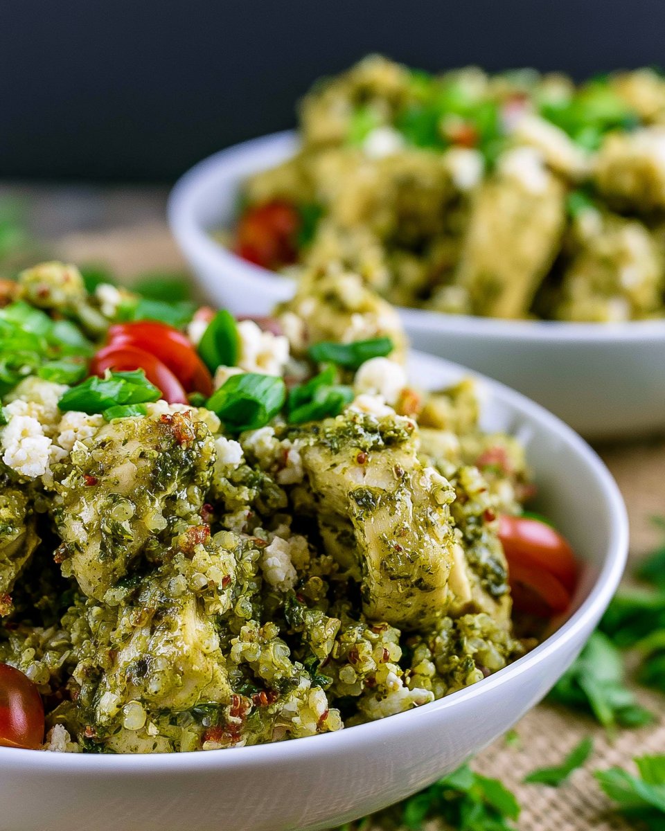 Pesto Chicken Quinoa